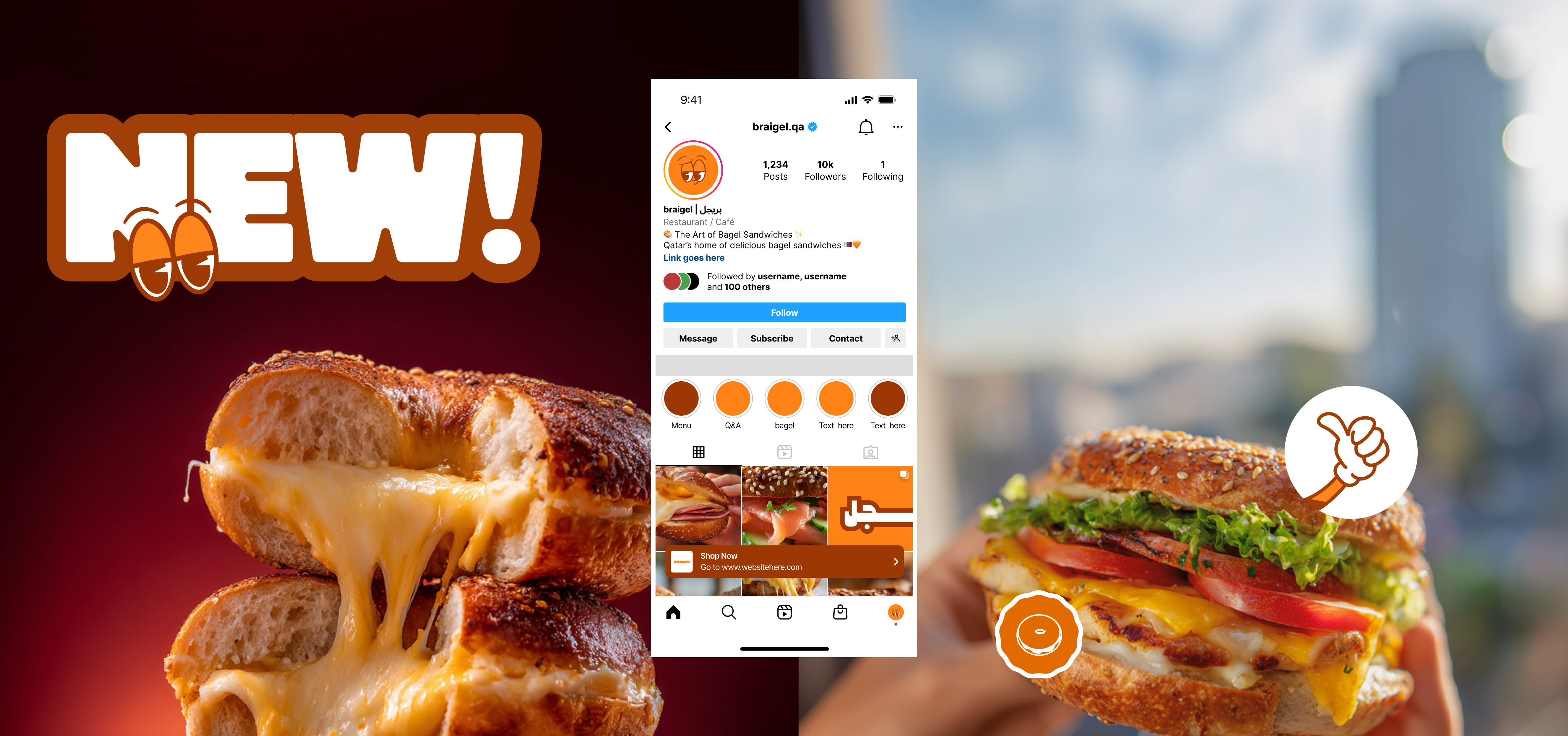 Braigel social media and Instagram profile