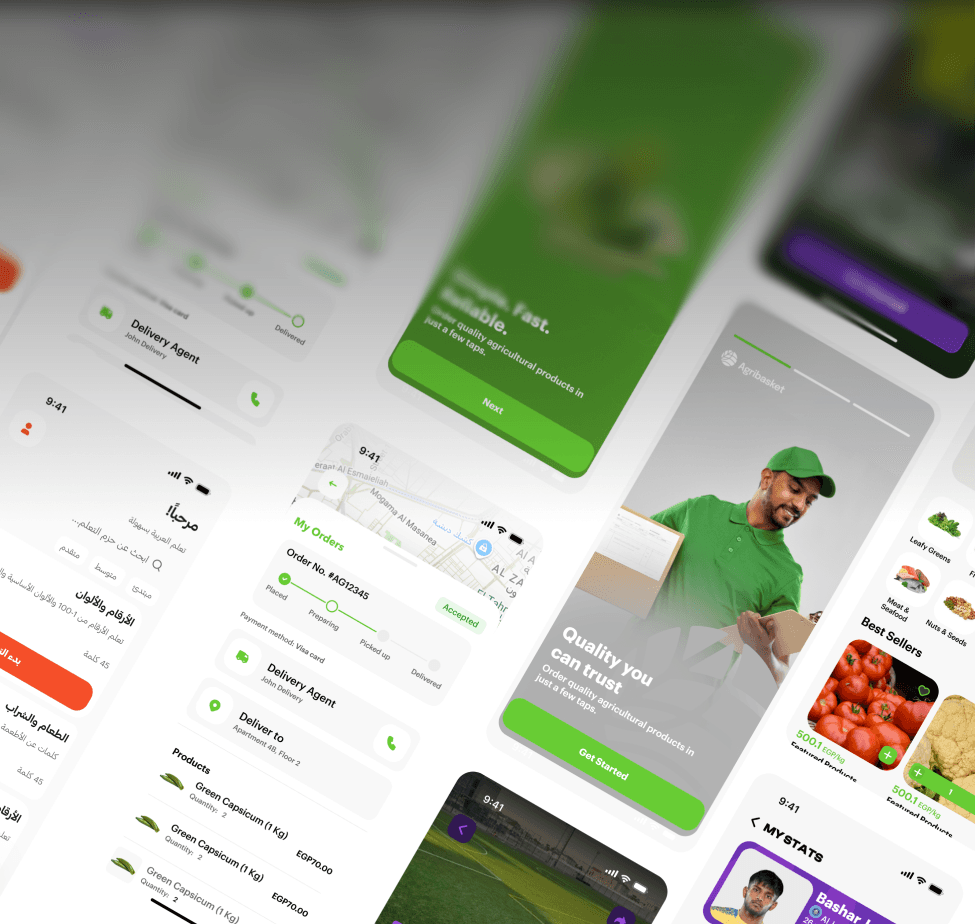 UI/UX design work preview